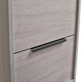 Wooden Nightstand with Two Drawers for Bedrooms and Other Places.