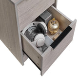 Wooden Nightstand with Two Drawers for Bedrooms and Other Places.