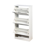 Wooden Shoe Cabinet for Entryway Storage Cabinet