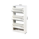 Wooden Shoe Cabinet for Entryway Storage Cabinet