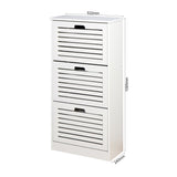 Wooden Shoe Cabinet for Entryway Storage Cabinet