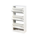 Wooden Shoe Cabinet for Entryway Storage Cabinet
