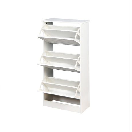 Wooden Shoe Cabinet for Entryway Storage Cabinet