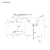 Wooden Storage Cabinet with Drawers