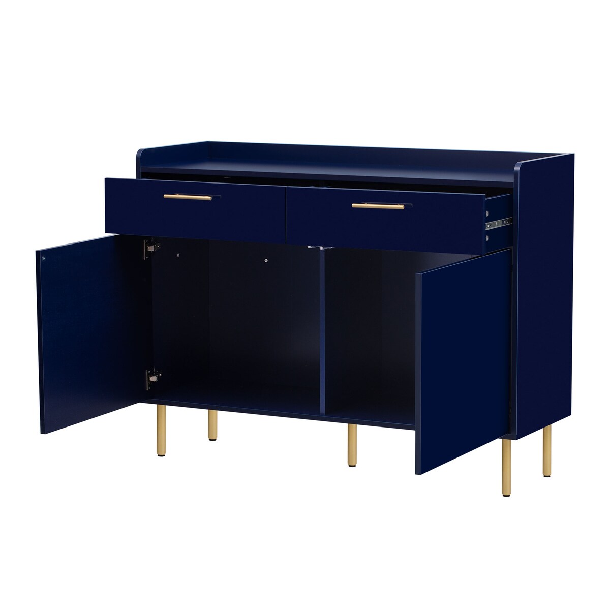 Wooden Storage Cabinet with Drawers