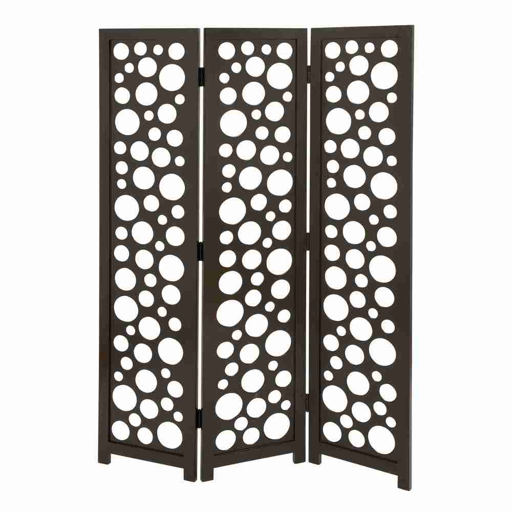 Wooden Three-panel Screen