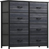 Wooden Top Easy Pull Fabric Bins