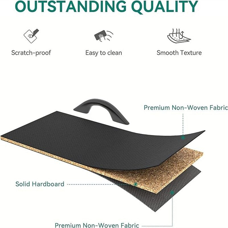 Wooden Top Easy Pull Fabric Bins