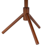 Wooden Triangle Base Standing Coat Rack with 8 Hook