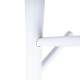 Wooden Triangle Base Standing Coat Rack with 8 Hook