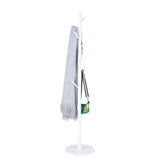 Wooden Triangle Base Standing Coat Rack with 8 Hook