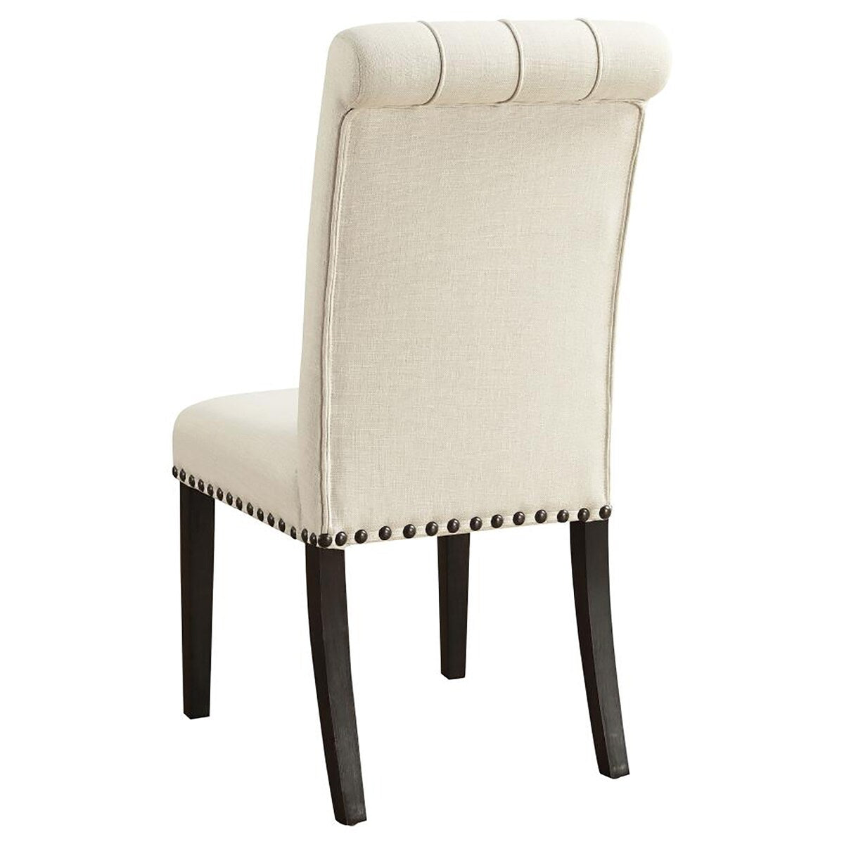 Wooden Tufted Side Chairs,Dining Chair (Set of 2)