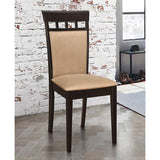 Wooden Upholstered Side Chairs,Dining Chair (Set of 2)
