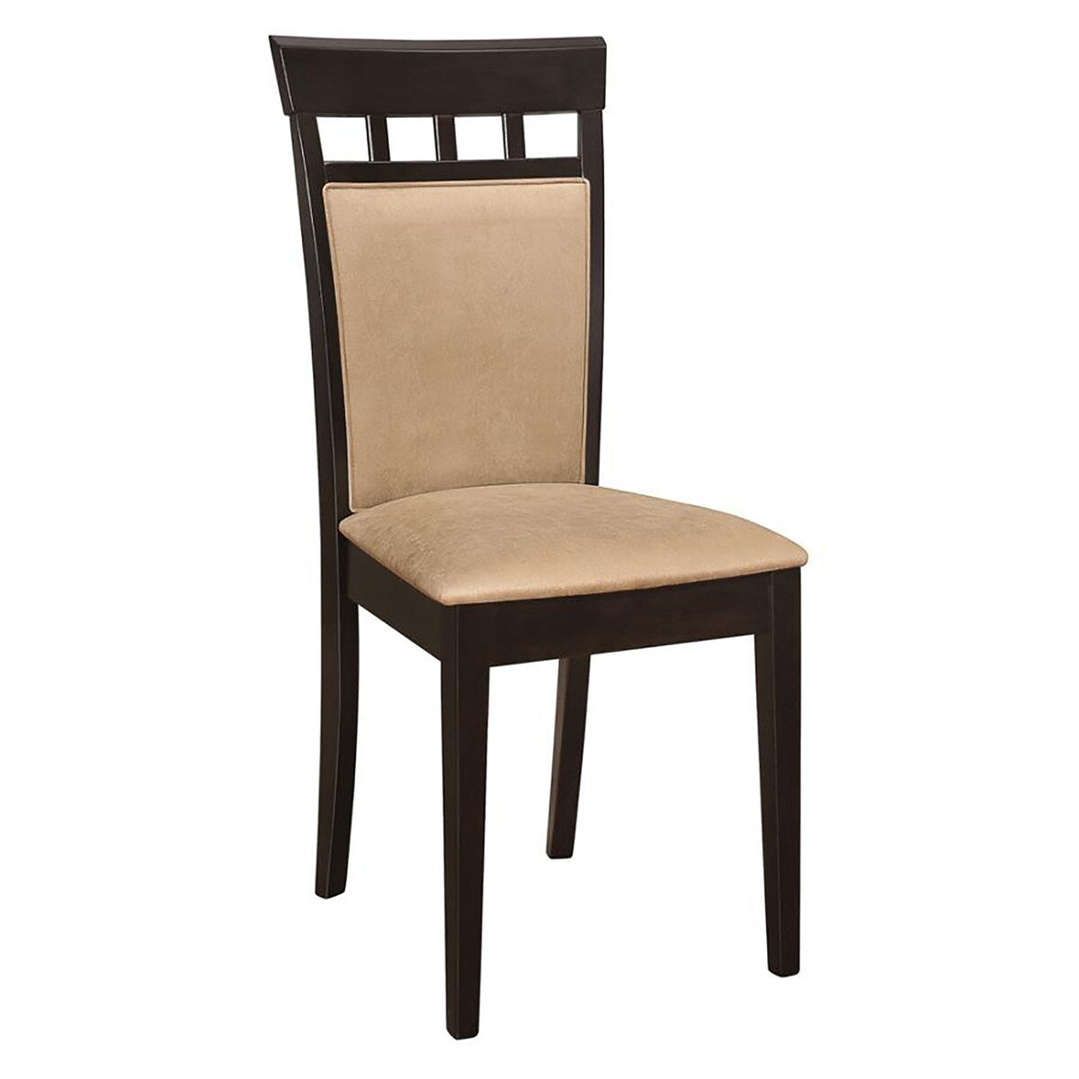 Wooden Upholstered Side Chairs,Dining Chair (Set of 2)