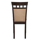 Wooden Upholstered Side Chairs,Dining Chair (Set of 2)