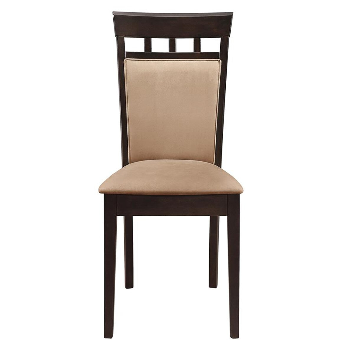 Wooden Upholstered Side Chairs,Dining Chair (Set of 2)