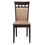 Wooden Upholstered Side Chairs,Dining Chair (Set of 2)