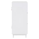 Wooden Wardrobe Cabinet Storage Armoires With Hanging Rod And Doors,Sturdy Frame,Versatile Use