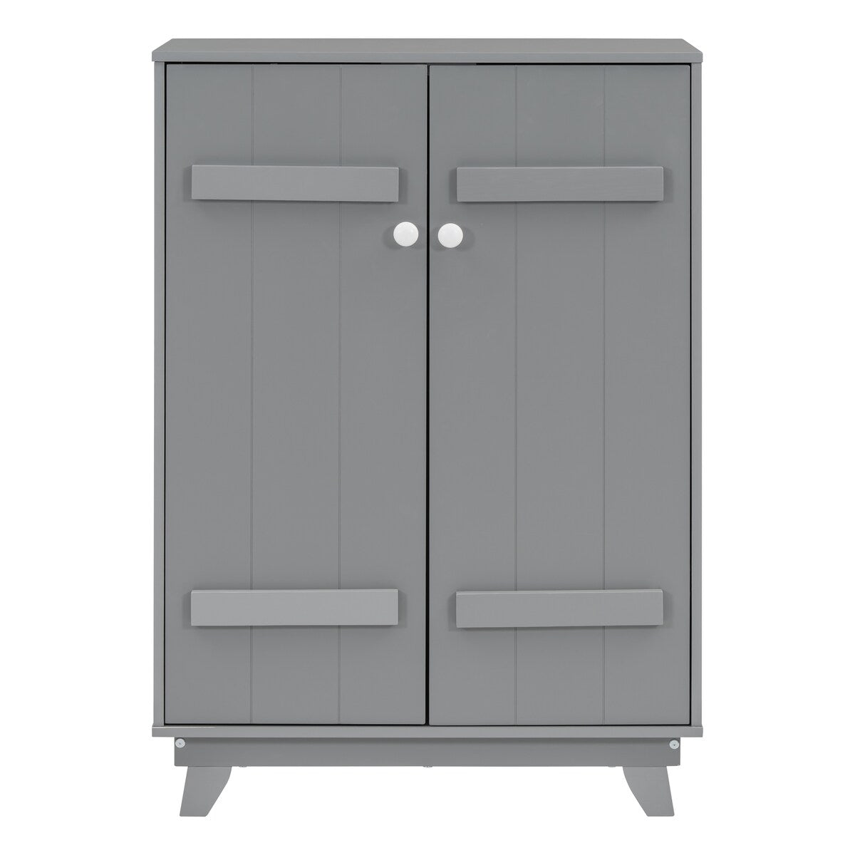 Wooden Wardrobe Cabinet Storage Armoires With Hanging Rod And Doors,Sturdy Frame,Versatile Use