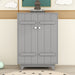 Wooden Wardrobe Cabinet Storage Armoires With Hanging Rod And Doors,Sturdy Frame,Versatile Use