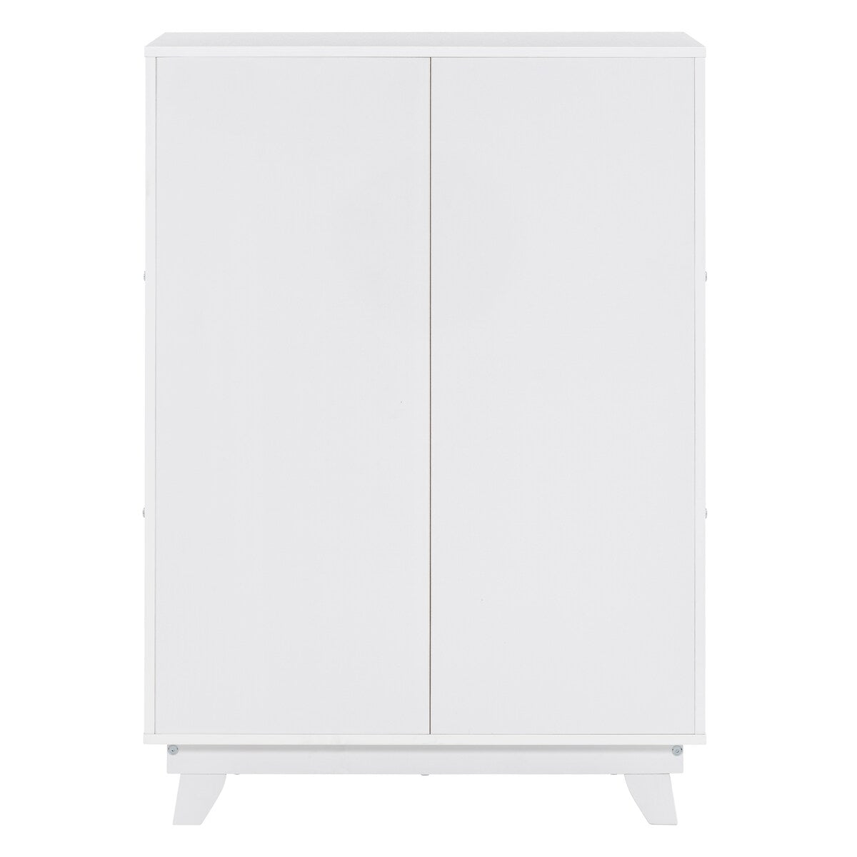 Wooden Wardrobe Cabinet Storage Armoires With Hanging Rod And Doors,Sturdy Frame,Versatile Use