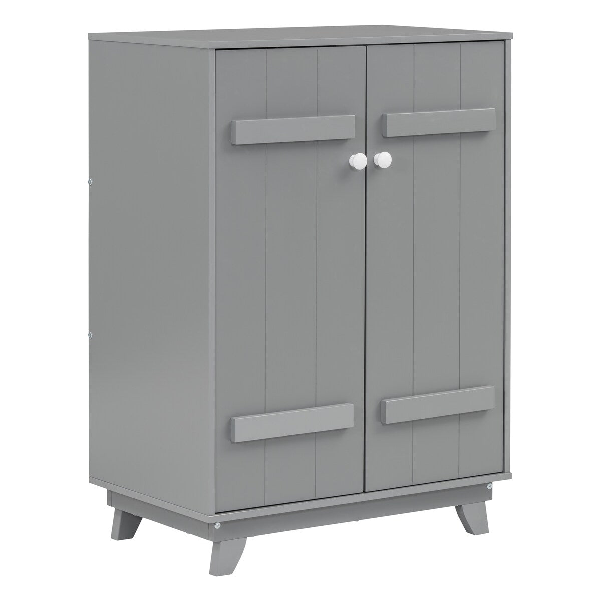 Wooden Wardrobe Cabinet Storage Armoires With Hanging Rod And Doors,Sturdy Frame,Versatile Use