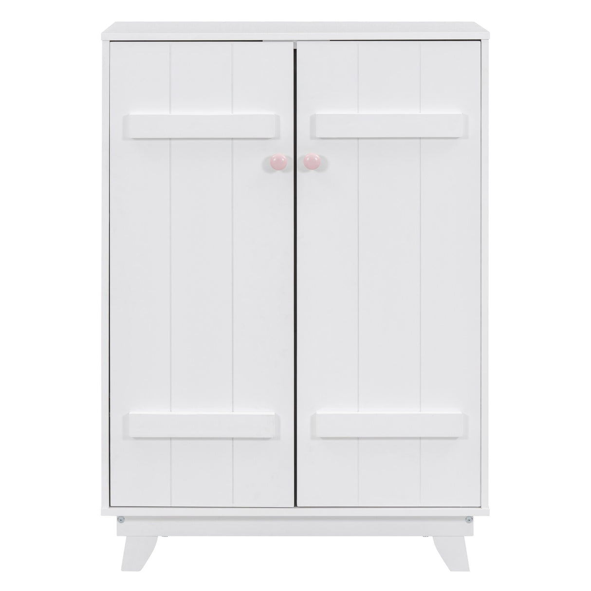 Wooden Wardrobe with Hanging Rod, Storage Armoires