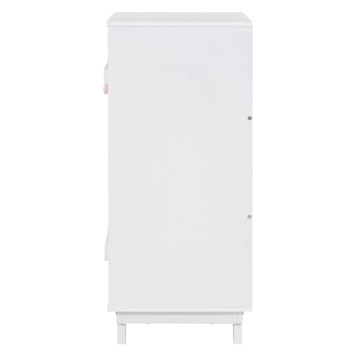 Wooden Wardrobe with Hanging Rod, Storage Armoires