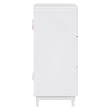Wooden Wardrobe with Hanging Rod, Storage Armoires