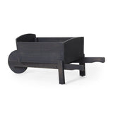 Wooden Wheelbarrow Planter Pot Garden Cart Planter Box