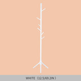 Wooden White Coat Rack