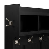 Woodland Hall Trees and Shoe Bench with Drawers by Bush Furniture