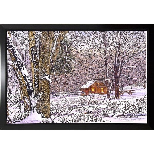 Woodland Winter-THEWIN9641 Print 25"x36.75" by Thelma Winter
