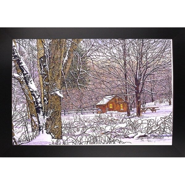 Woodland Winter-THEWIN9641 Print 25"x36.75" by Thelma Winter