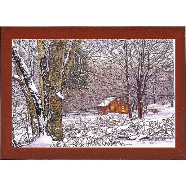Woodland Winter-THEWIN9641 Print 25"x36.75" by Thelma Winter
