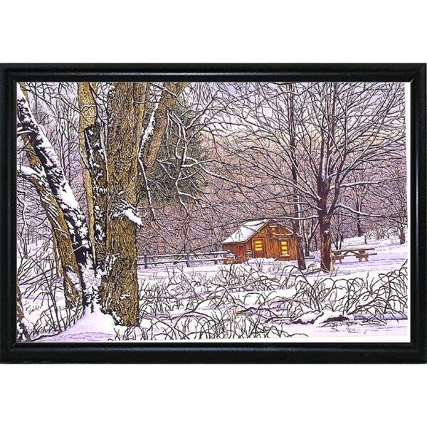 Woodland Winter-THEWIN9641 Print 25"x36.75" by Thelma Winter