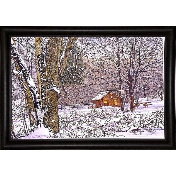 Woodland Winter-THEWIN9641 Print 25"x36.75" by Thelma Winter