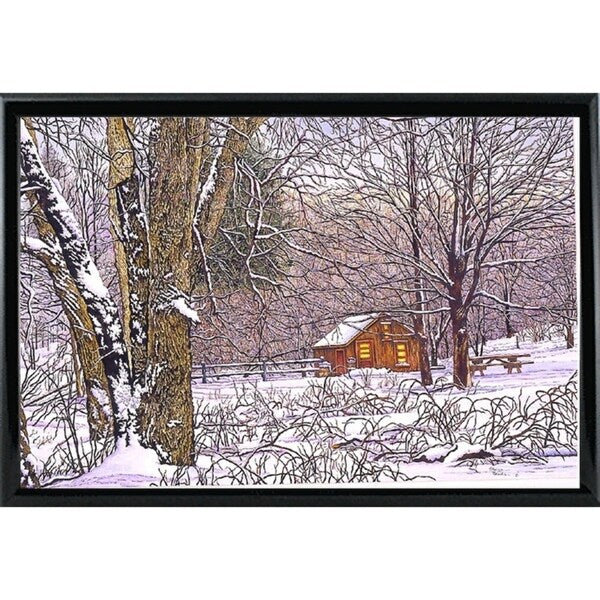 Woodland Winter-THEWIN9641 Print 25"x36.75" by Thelma Winter