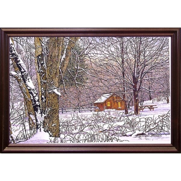 Woodland Winter-THEWIN9641 Print 25"x36.75" by Thelma Winter
