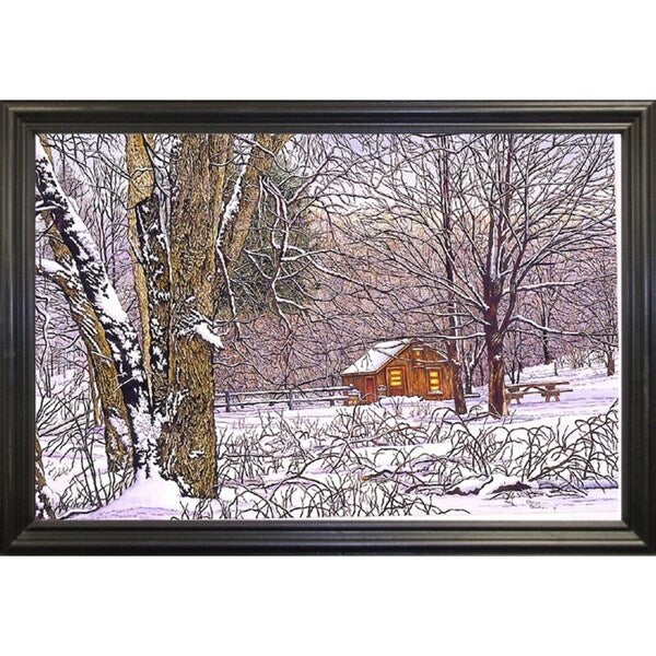 Woodland Winter-THEWIN9641 Print 25"x36.75" by Thelma Winter