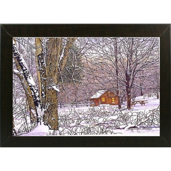 Woodland Winter-THEWIN9641 Print 25"x36.75" by Thelma Winter