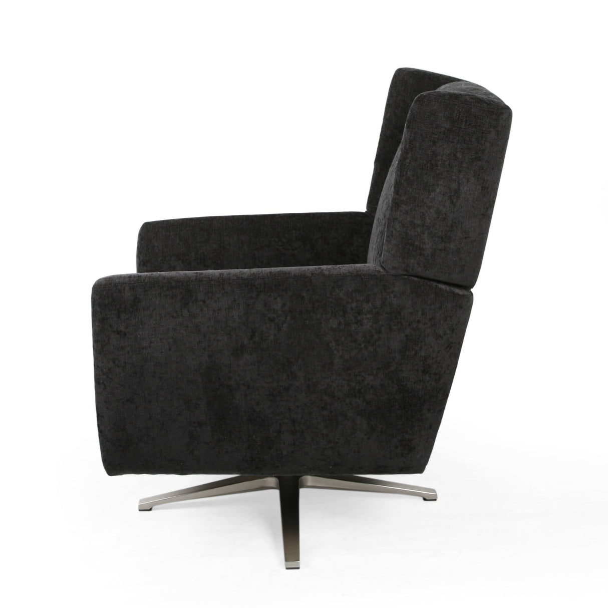 Woodmere Fabric Swivel Chair by Christopher Knight Home - 29.50" W x 34.75" D x 39.00" H