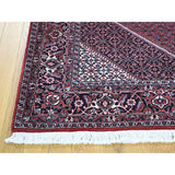Wool And Silk Fine Persian Bidjar 350 Kpsi Kork Wool Rug