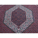 Wool And Silk Fine Persian Bidjar 350 Kpsi Kork Wool Rug