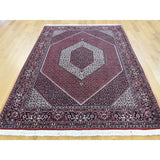 Wool And Silk Fine Persian Bidjar 350 Kpsi Kork Wool Rug