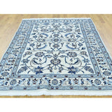 Wool And Silk Persian Nain 200 Kpsi Handmade Rug