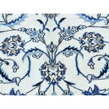 Wool And Silk Persian Nain 200 Kpsi Handmade Rug