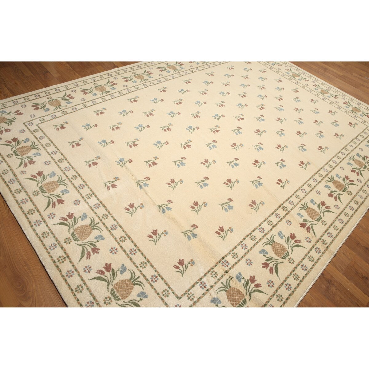 Wool Traditional Oriental Area Rug (8x10) - 8'6" x 11'6"