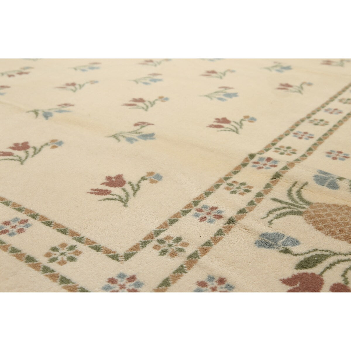 Wool Traditional Oriental Area Rug (8x10) - 8'6" x 11'6"