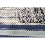 Home&Manor Wool and Cotton Large Macrame Wall Hanging with Rod Included - Exact Size